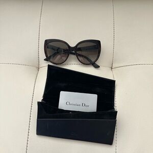 😎 Dior Diorific1N Black Sunglasses Cateye 😎